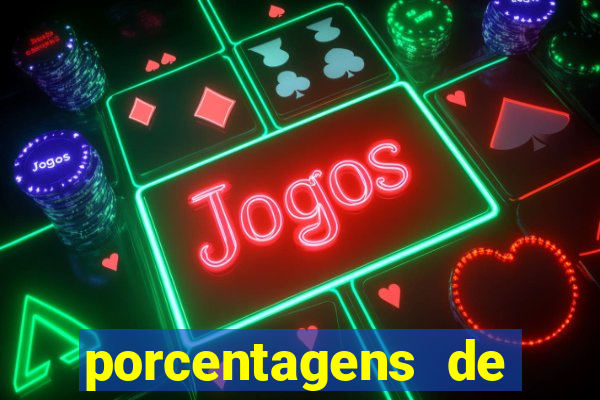 porcentagens de jogos pagantes